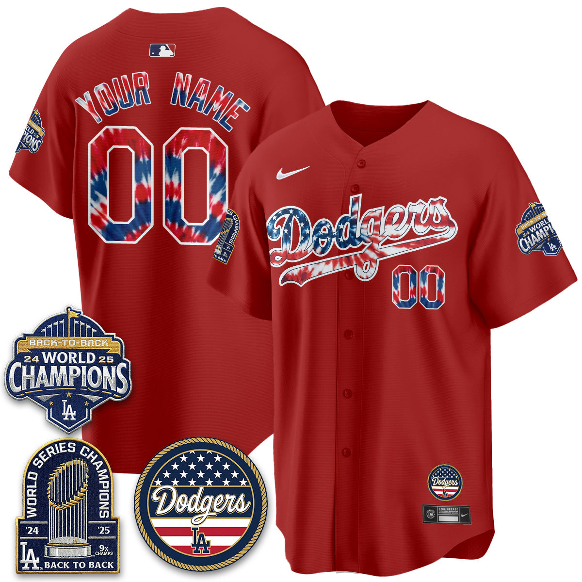 LAD Americana 2026 Vapor Limited Custom Jersey - Stitched-NQD