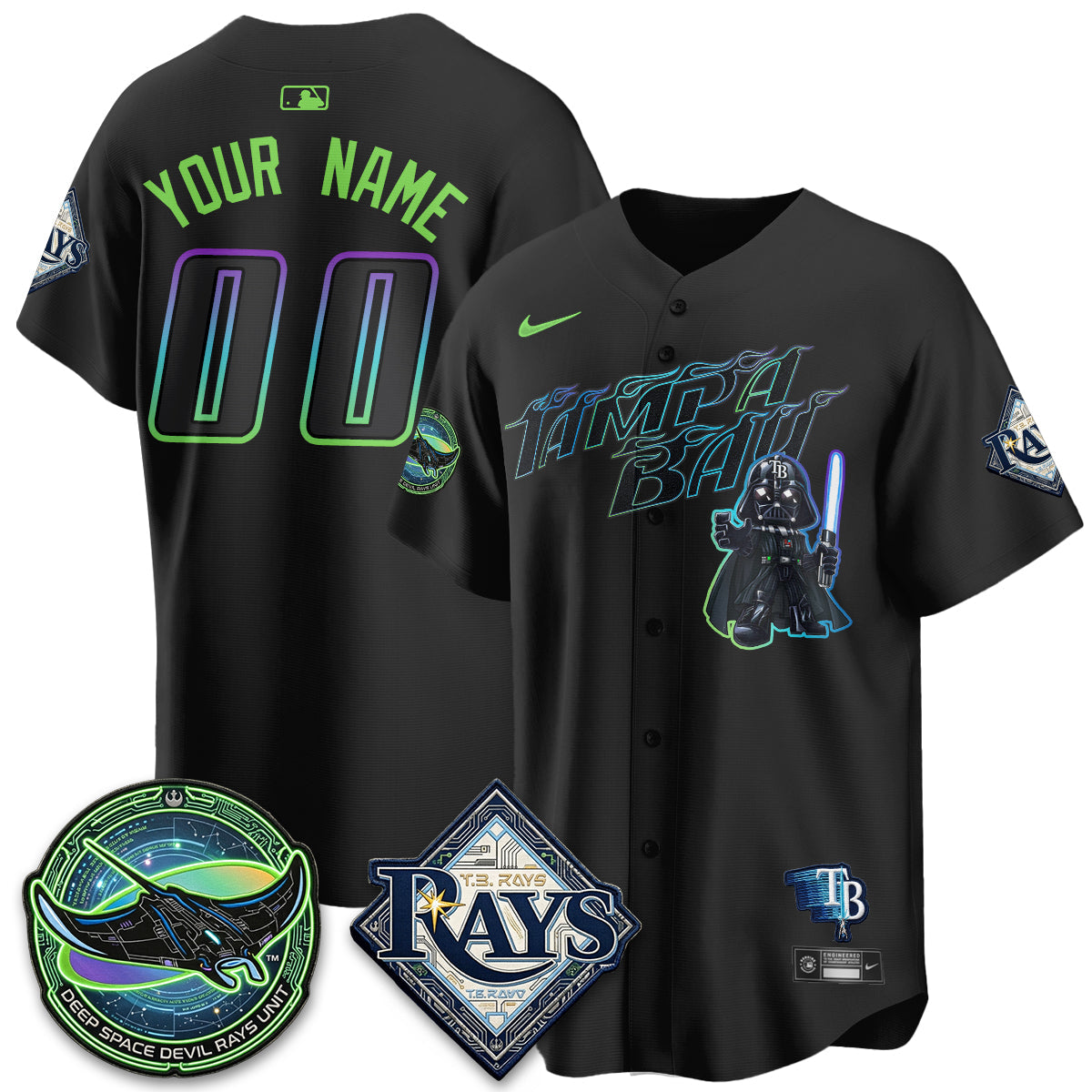 TB x SW Vapor Limited Custom Jersey - Stitched-NQD