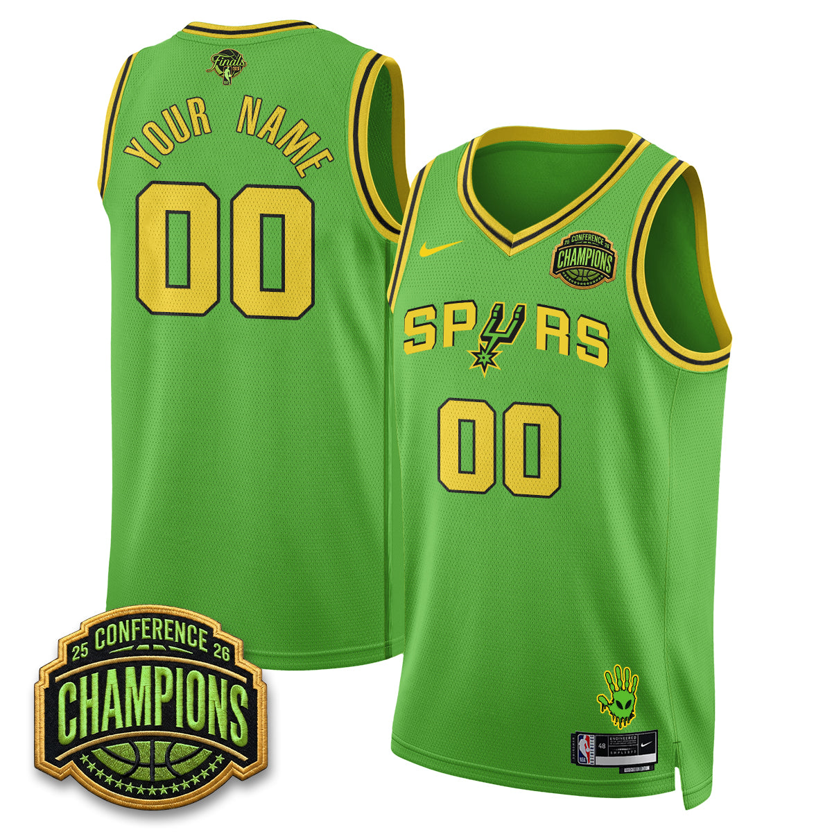 SAS 2026 Basketball Finals Alien Style Vapor Custom Jersey - Stitched-NQD