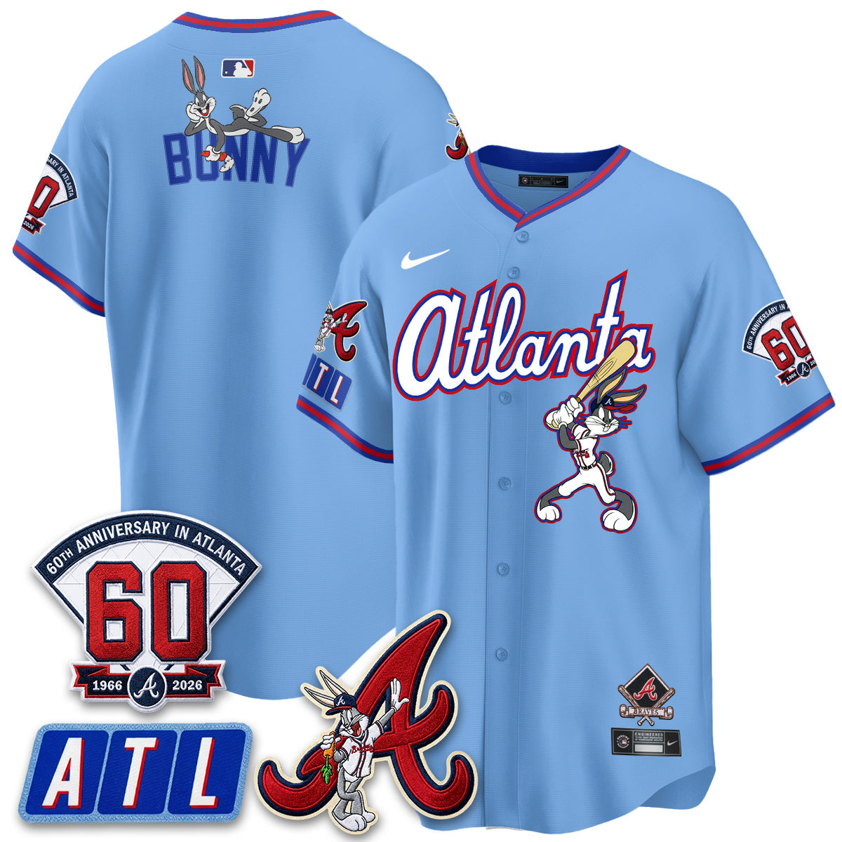 ATL x Bunny Vapor Premier Limited Jersey - Stitched-NQD