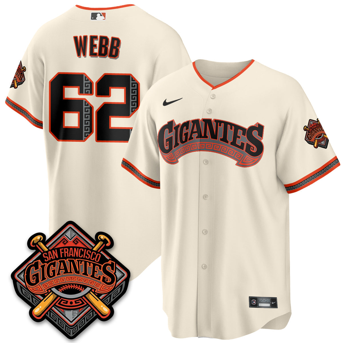 SF GIGANTES Vapor Limited Jersey - Stitched-NQD