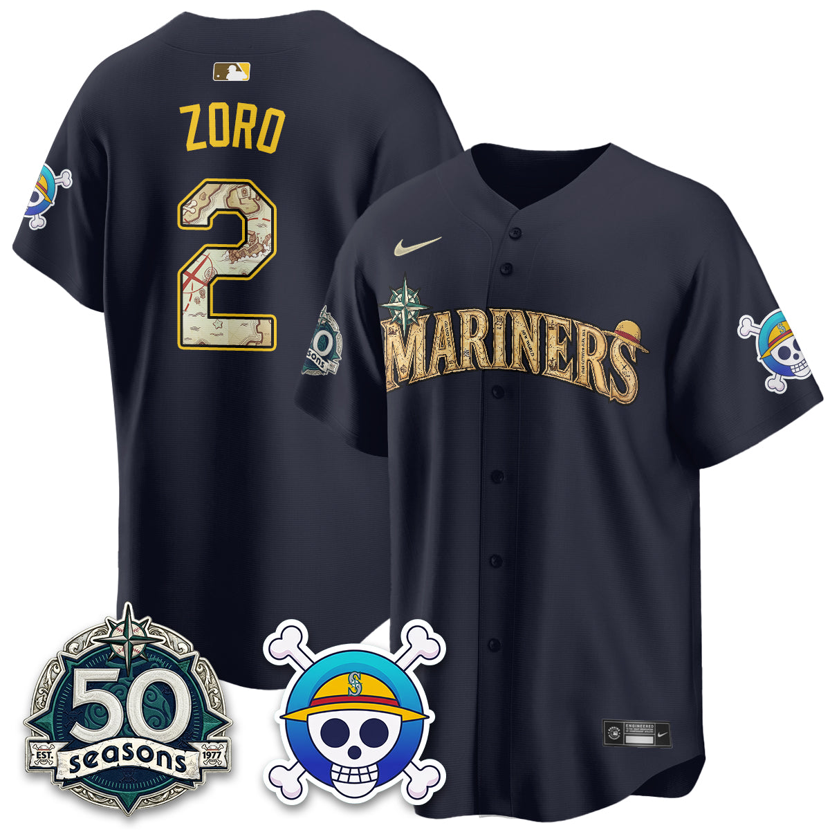 SEA OP Japanese Cartoon Vapor Limited Jersey - Printed-NQD