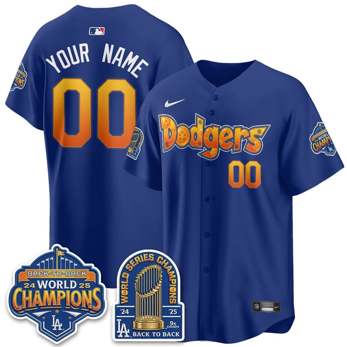 LAD x DB Night 2026 Vapor Custom Jersey V2- Stitched-NQD