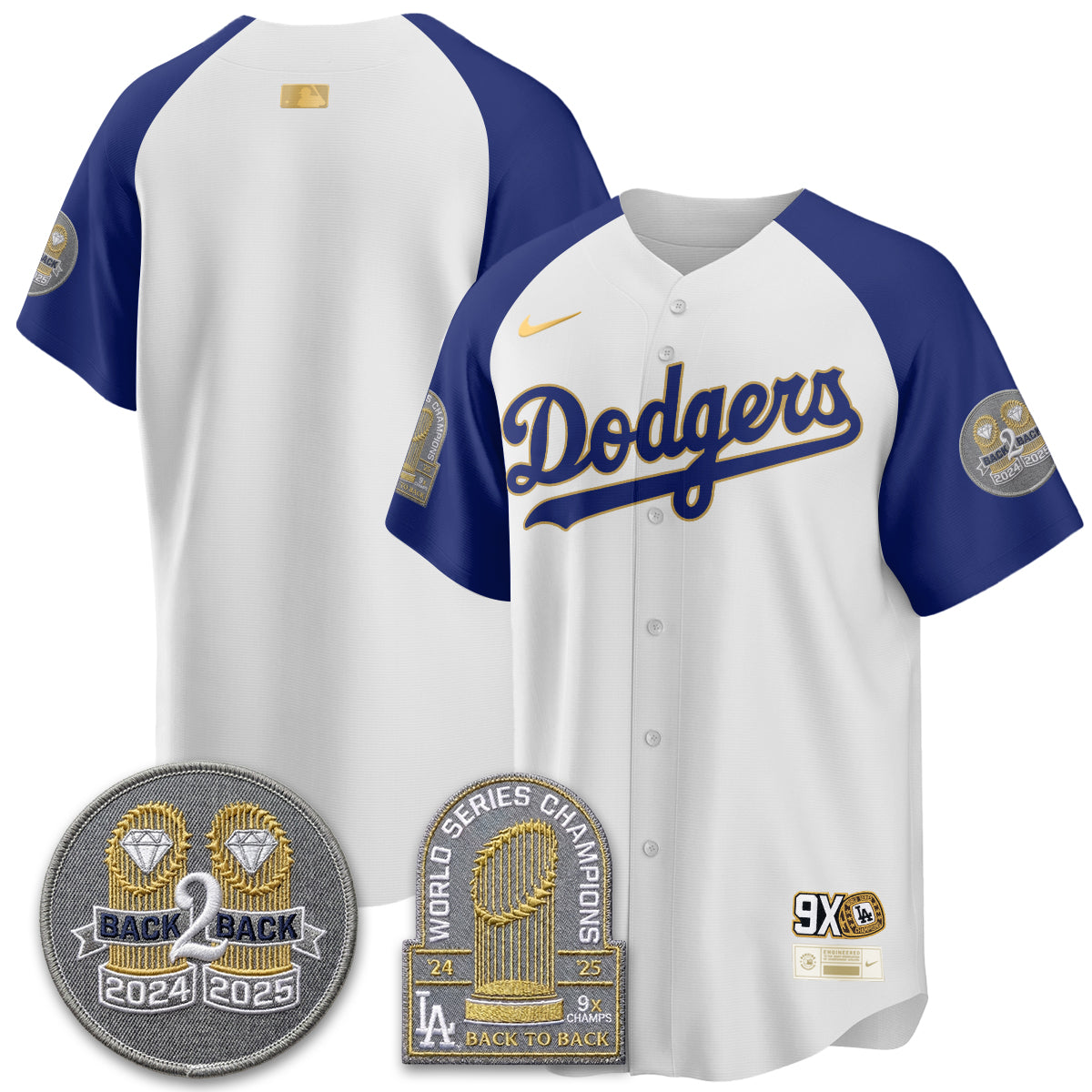 LAD Vapor Limited Jersey - Back to Back Champion - Stitched-NQD