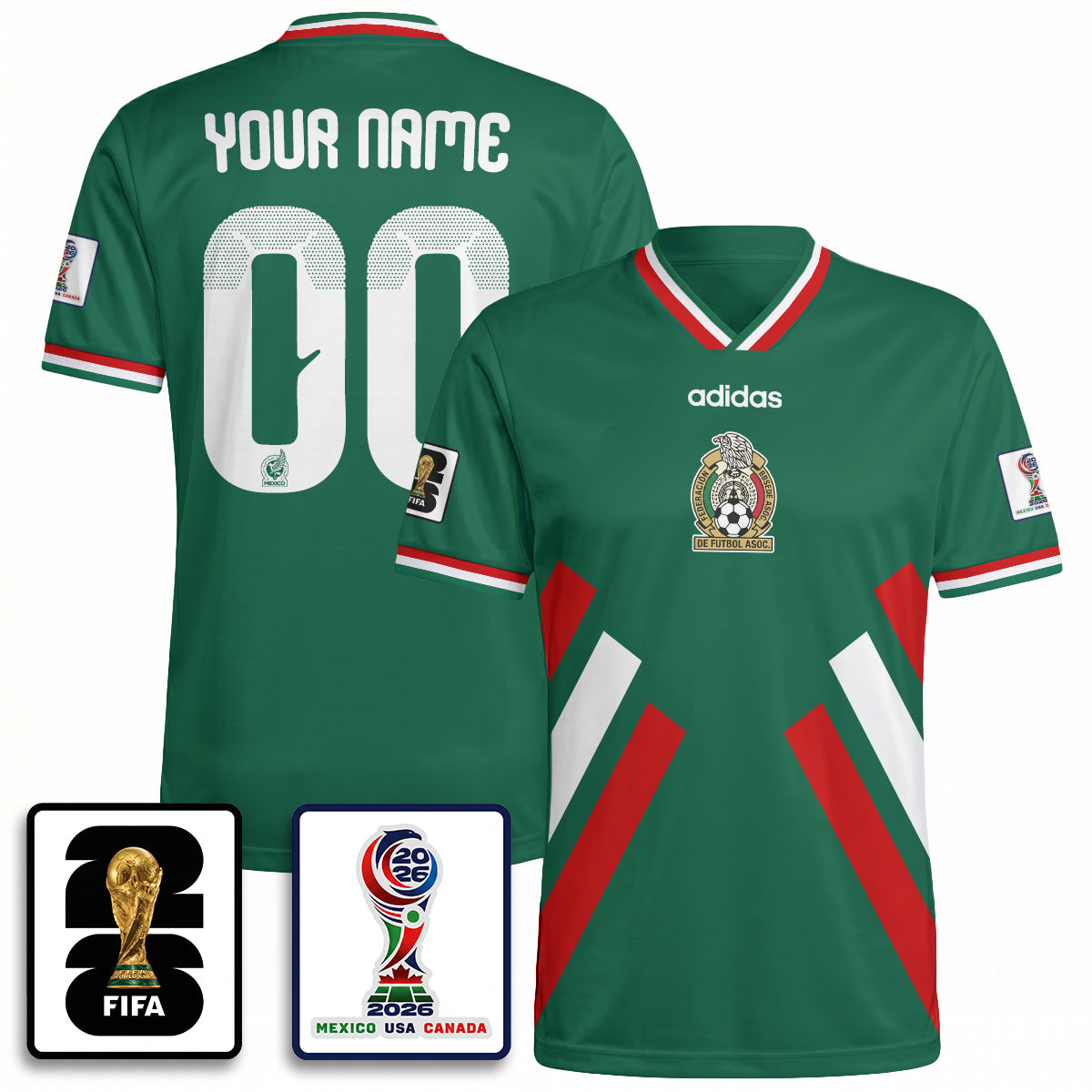 Mexico WC 2026 Fan Gear Version Custom Jersey - Printed-NQD