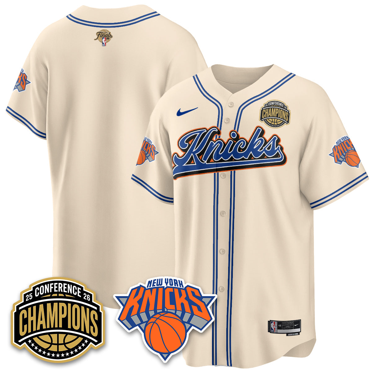 NYK 2026 NBA Finals Vapor City Edition Jersey V2- Stitched-NQD