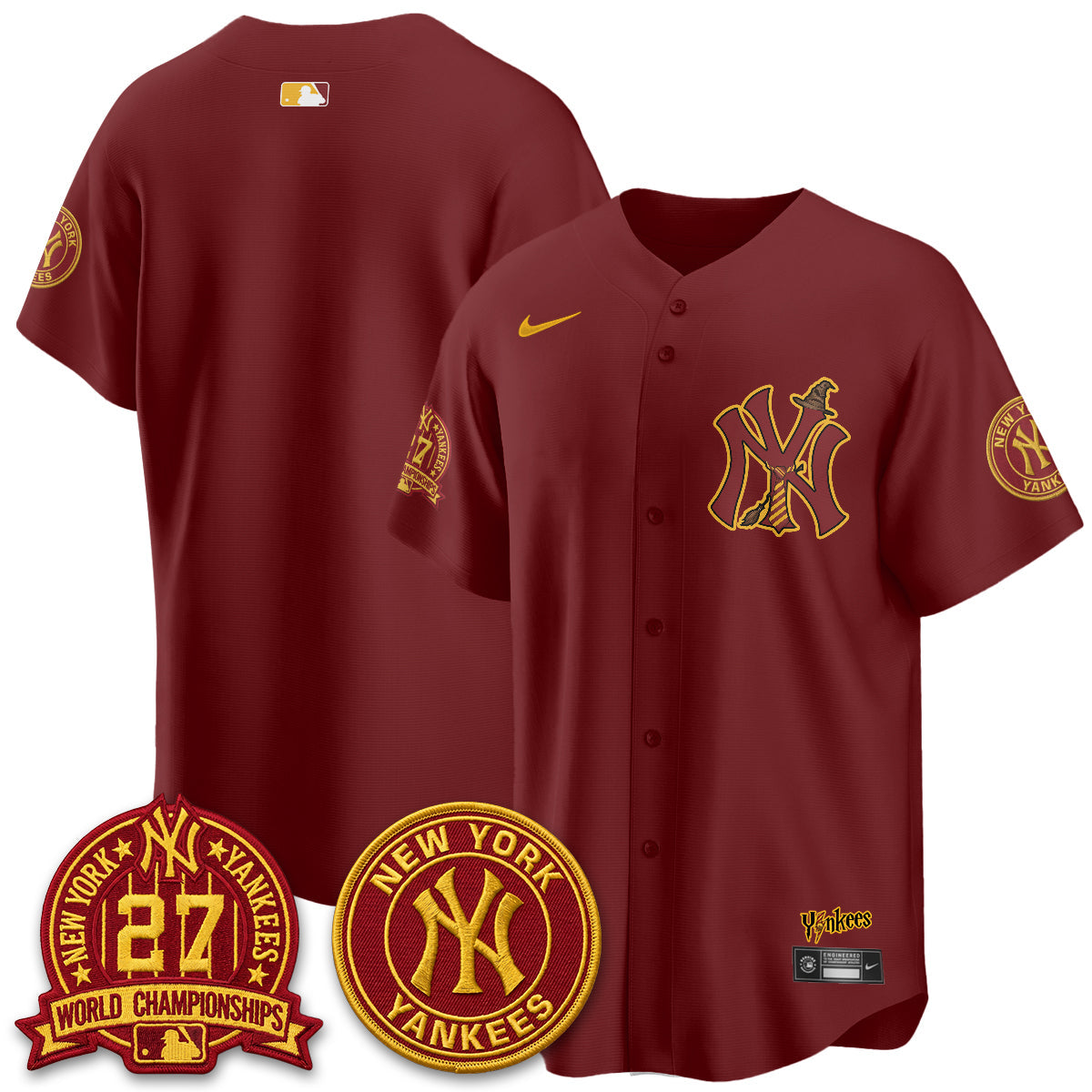 NYY x HP 25 Years of Magic Vapor Limited Jersey - Stitched-NHM