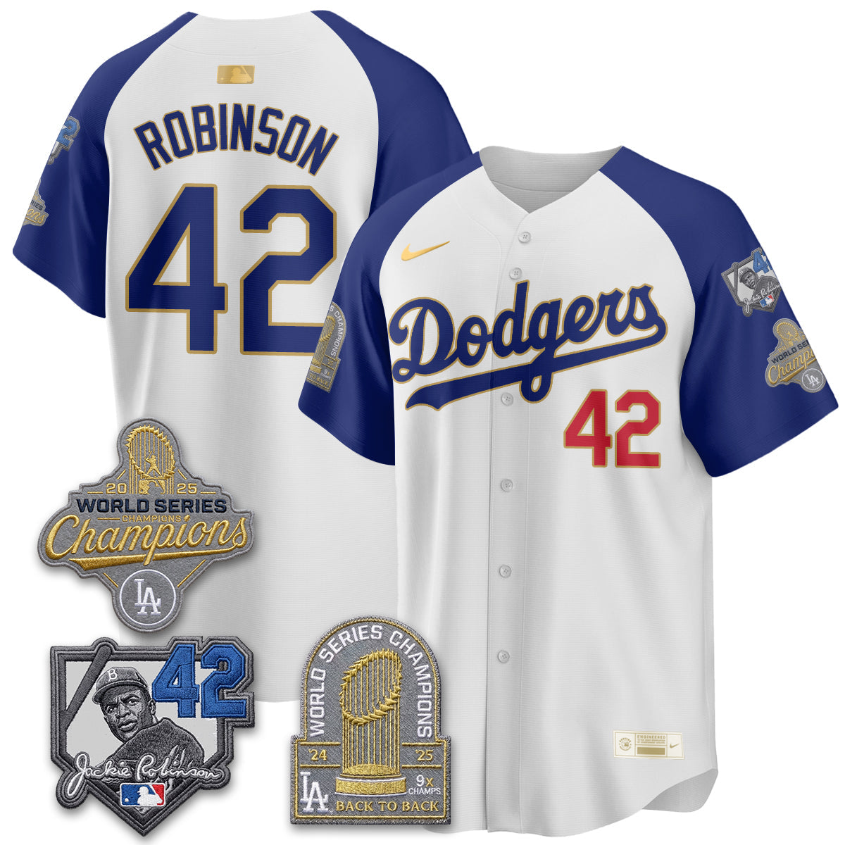 LAD 2026 Jackie Robinson New Era Vapor Limited Jersey - Stitched-NQD