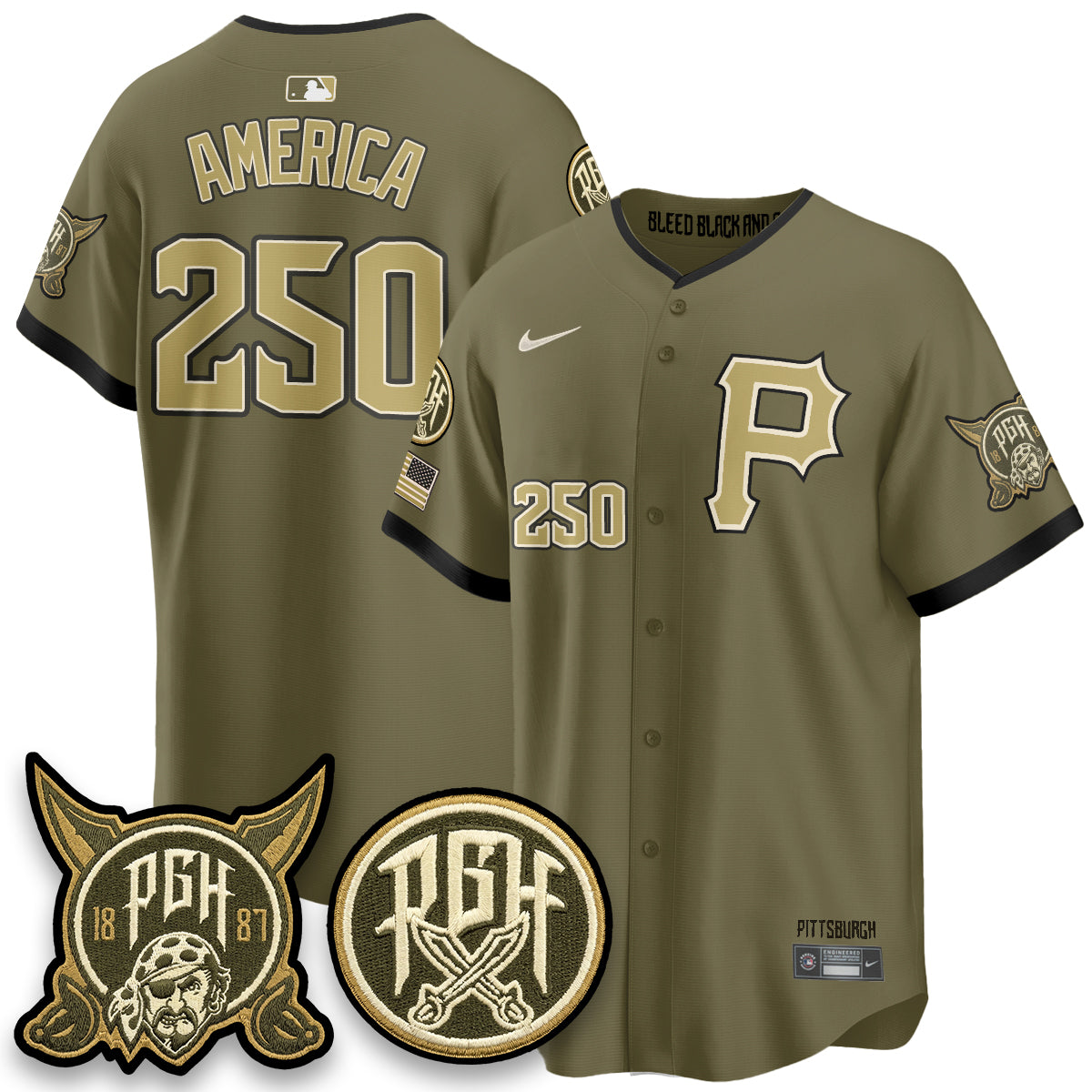 PIT 2026 Armed Forces Day Jersey - Stitched-NQD