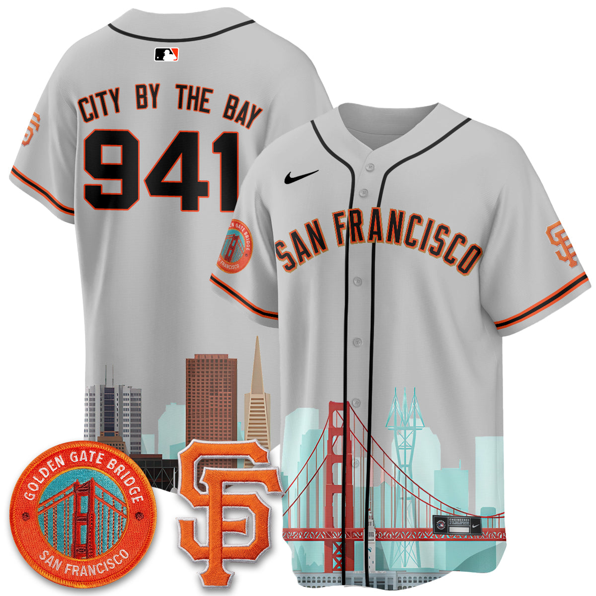 San Francisco Giants SF City Edition Vapor Jersey - Stitched