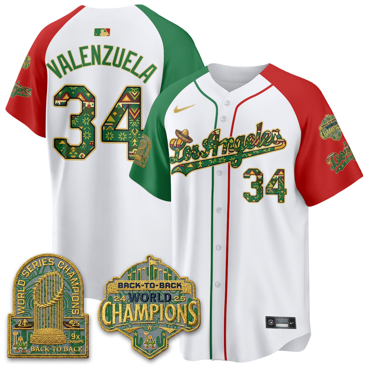 LAD x Mexican Heritage “Let’s Fiesta!” 2026 Limited Vapor Jersey - Stitched-NQD