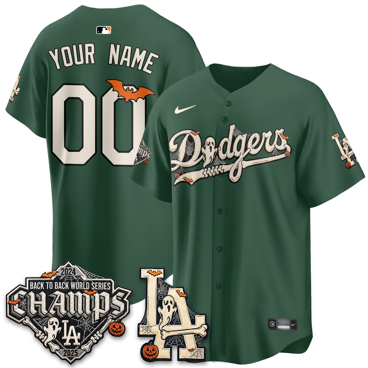 LAD Halloween 2026 Vapor Custom Jersey - Stitched-NHM
