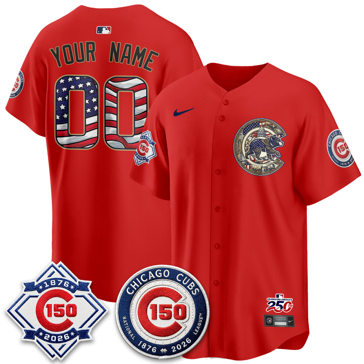 CHC 2026 Independence Day USA Vapor Limited Custom Jersey - Stitched-NQD