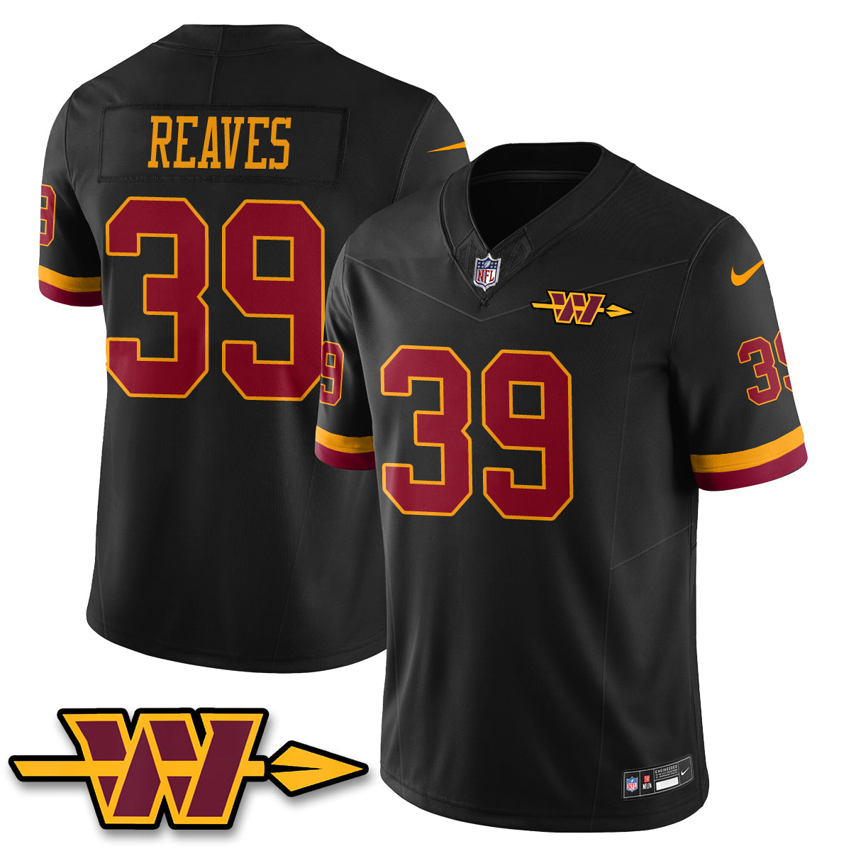 WAS Hail Raiser Vapor Jersey - Stitched-NQD