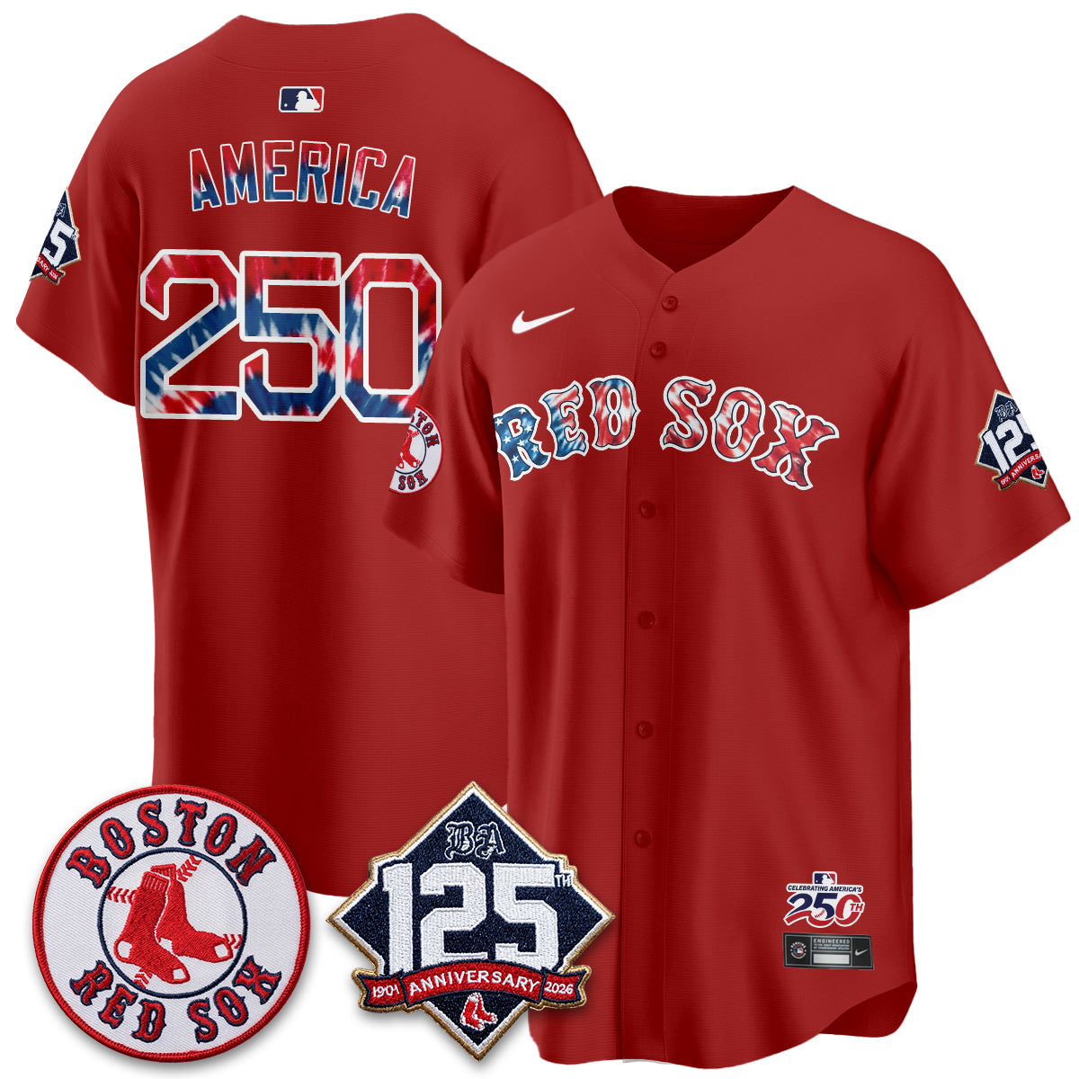 BOS Americana 2026 Vapor Limited Jersey - Stitched-NQD