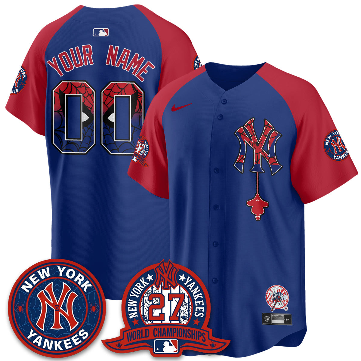 NYY x Web-Head 2026 Vapor Custom Jersey - Printed-NQD