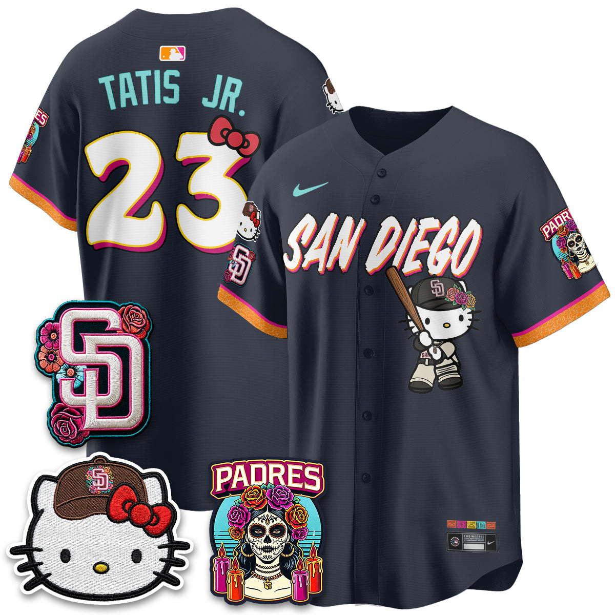 SD 2026 City Connect x Meow KT Vapor Limited Jersey - Stitched-NQD