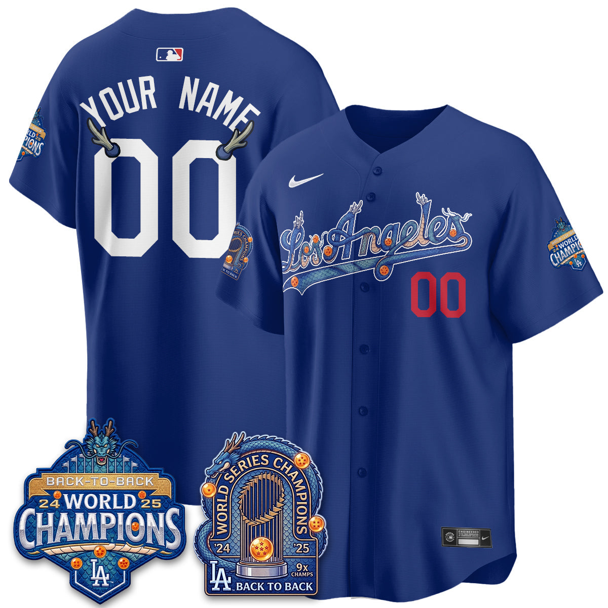 LAD x DB Night 2026 Vapor Custom Jersey - Stitched-NQD