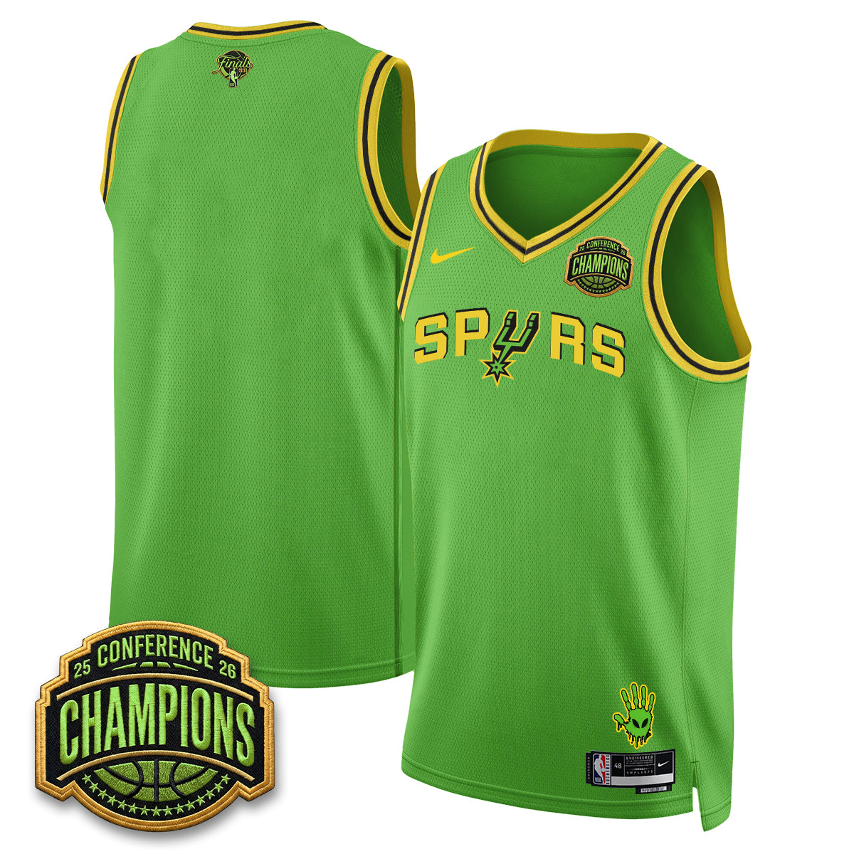 SAS 2026 Basketball Finals Alien Style Vapor Jersey - Stitched-NQD
