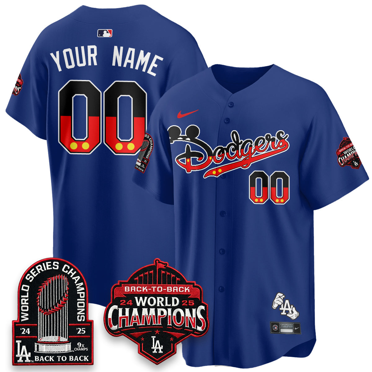 LAD x Mouse Vapor Limited Custom Jersey- Stitched-NQD