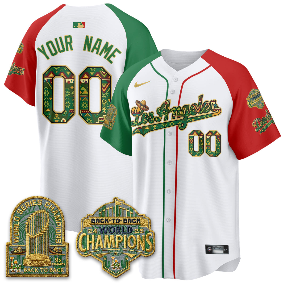 LAD x Mexican Heritage “Let’s Fiesta!” 2026 Limited Vapor Custom Jersey - Stitched-NQD