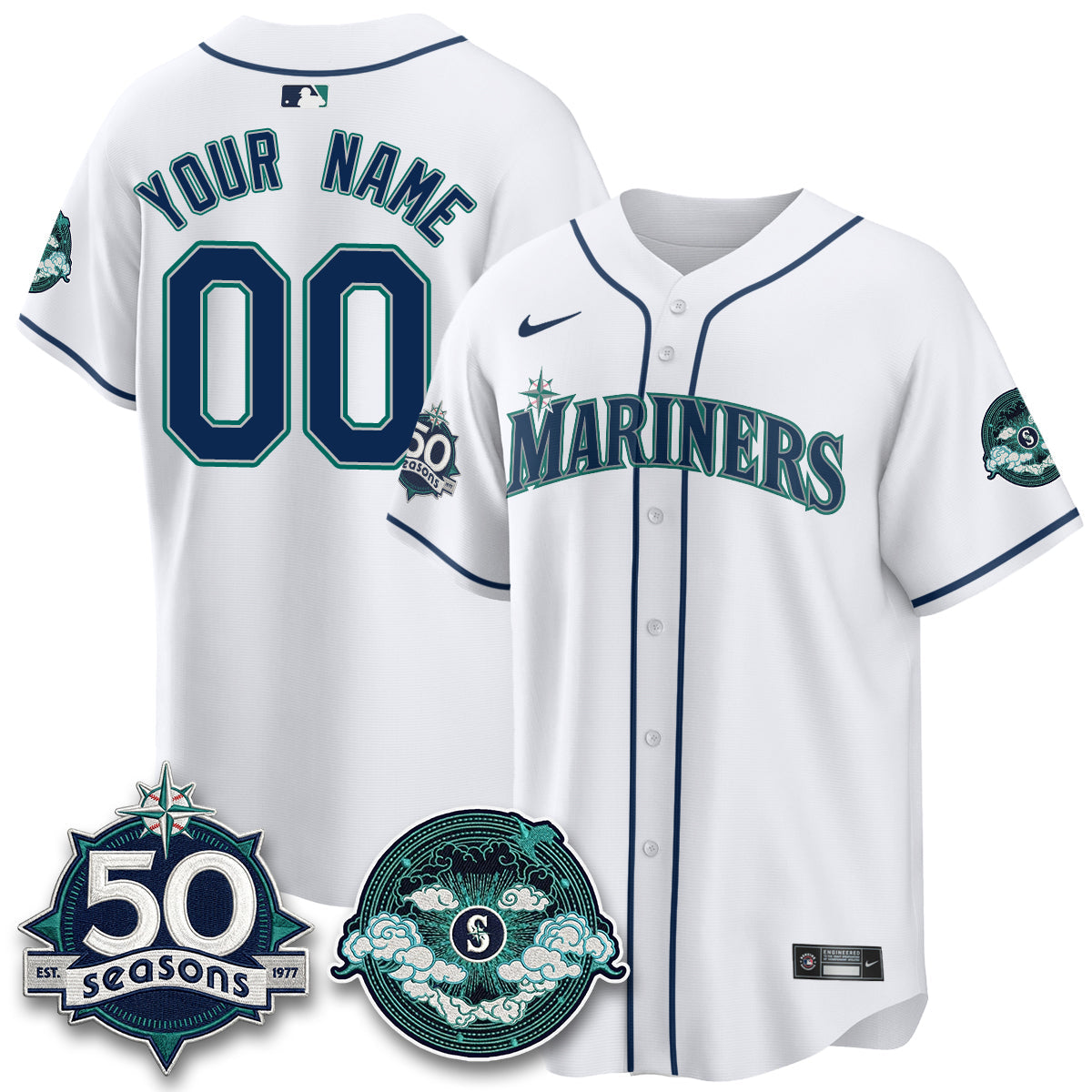 SEA x FW Night Limited Custom Jersey - Stitched-NQD