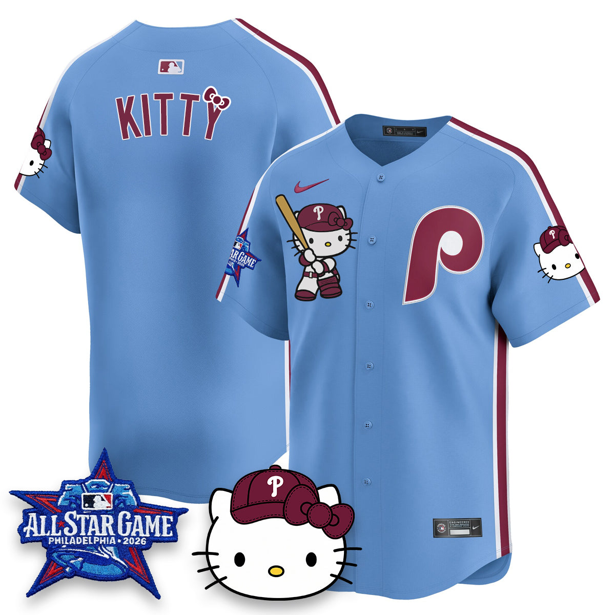 PHI x Meow Kitty Vapor Limited Jersey V2- Stitched-NQD