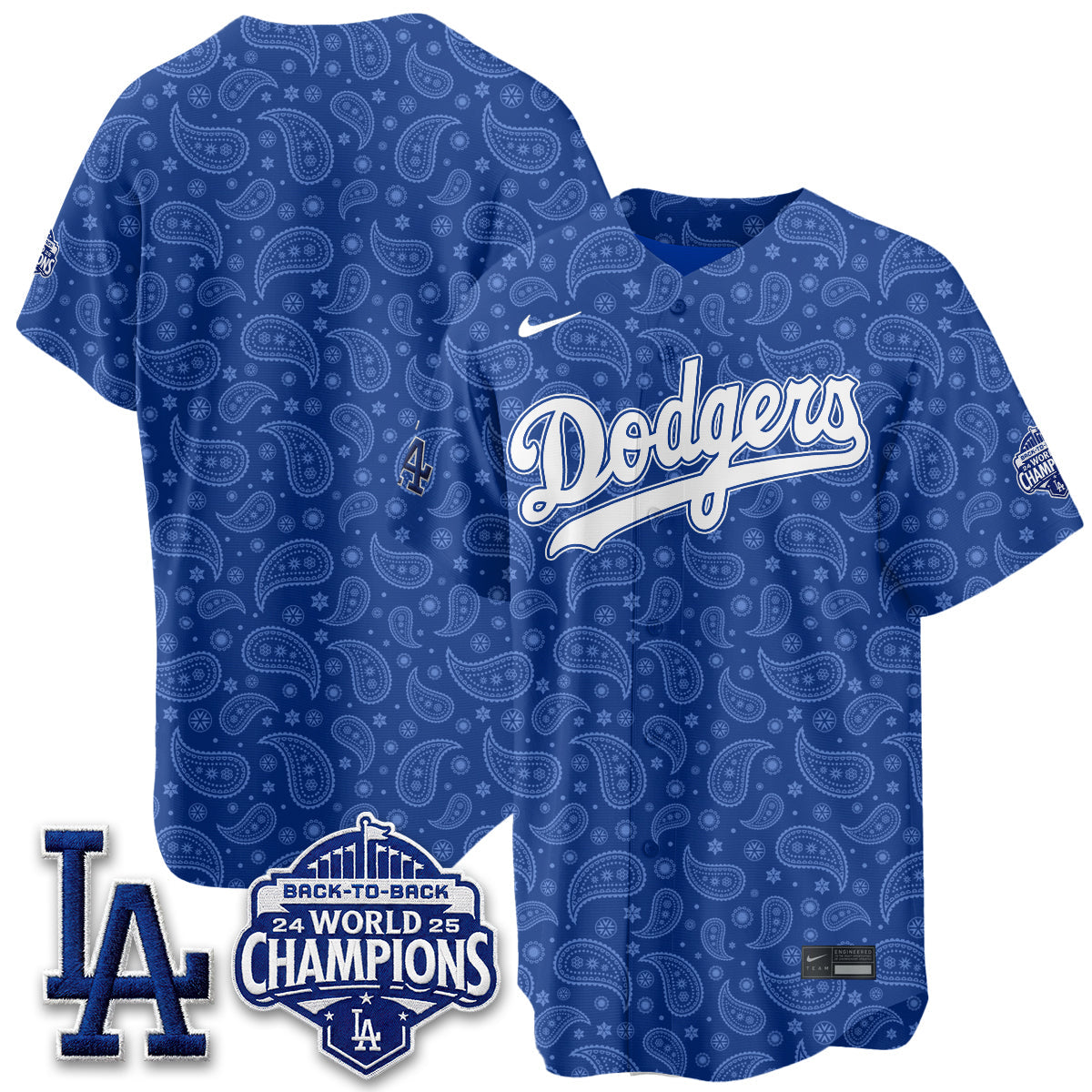 LAD Paisley Vapor Jersey - Stitched-NQD