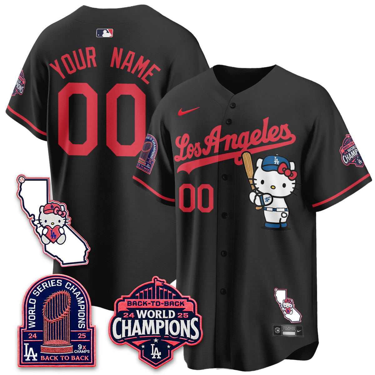LAD x Meow KT 2026 Vapor Custom Jersey - Stitched - V4-NQD