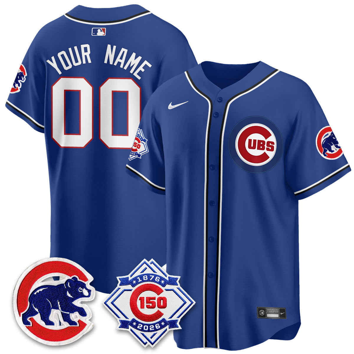 CHC 150th Anniversary Black Out Style Vapor Premier Limited Custom Jersey - Stitched-NQD