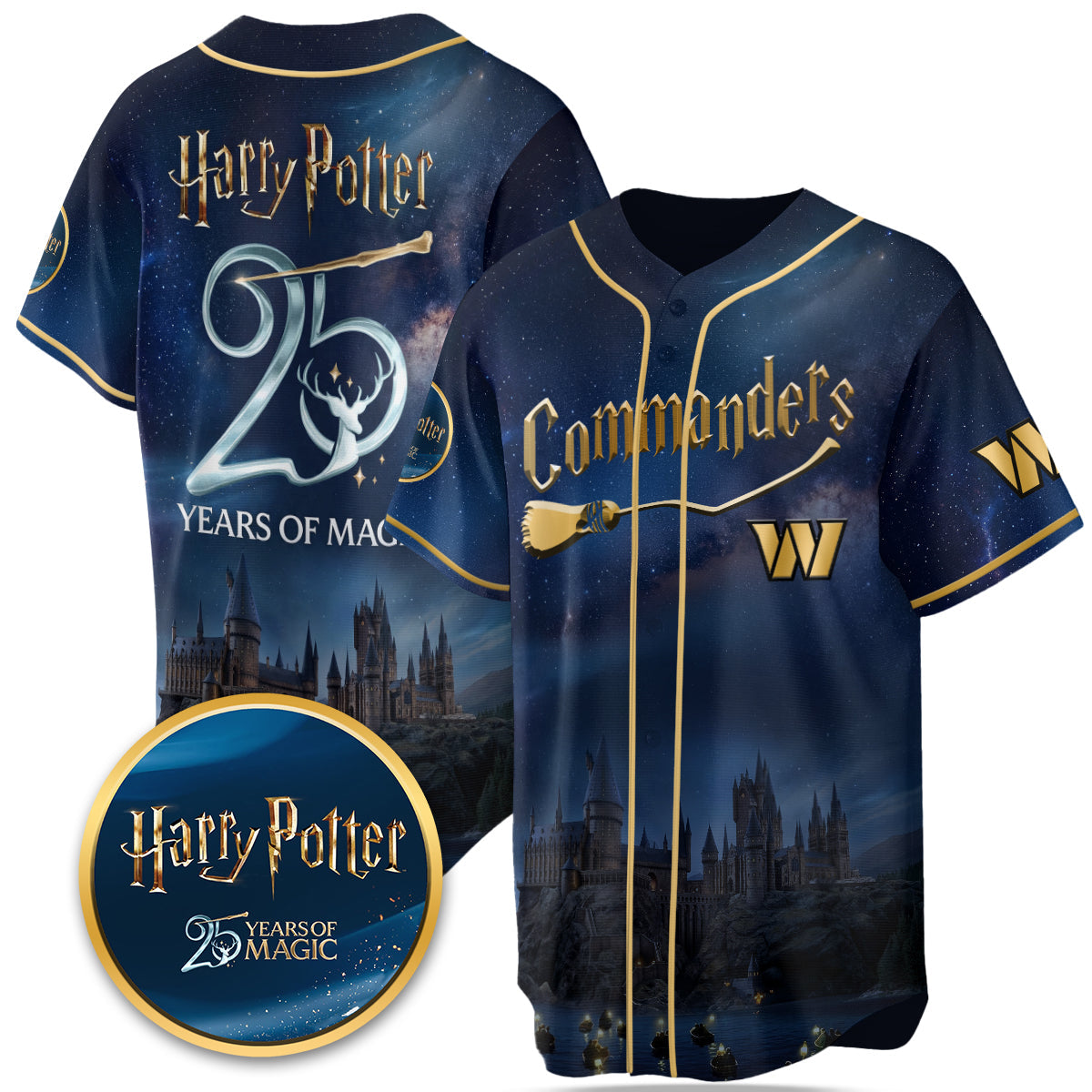 Football Team x HP 25 Years of Magic Limited Edition Jersey - Printed-NQD