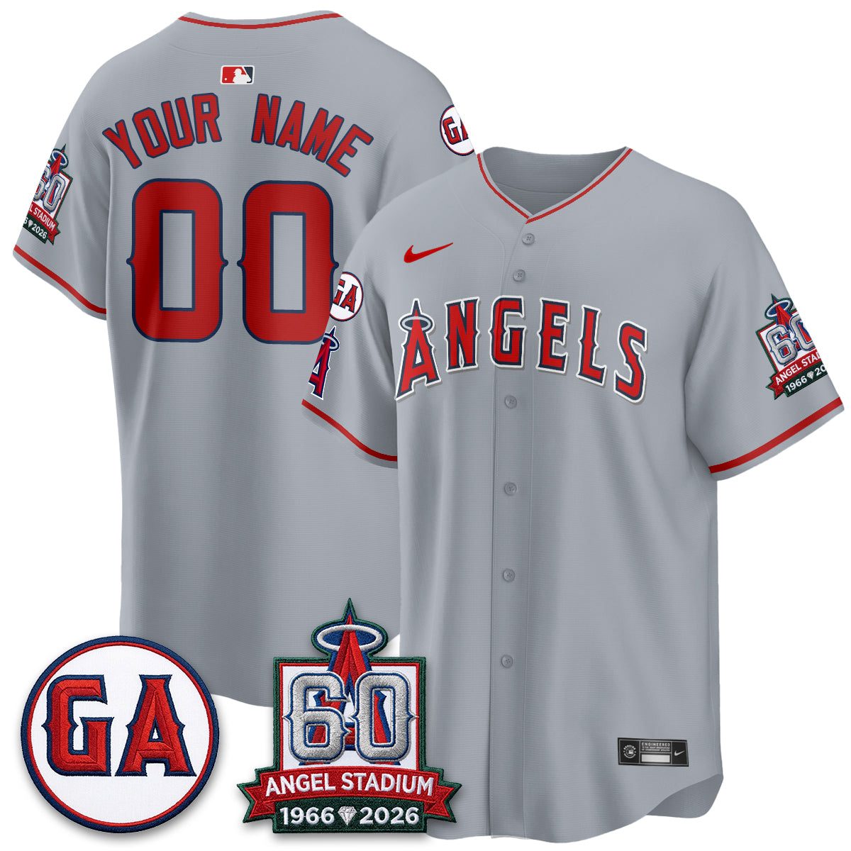LAA 60th Anniversary Vapor Custom Jersey - Stitched V3-NQD
