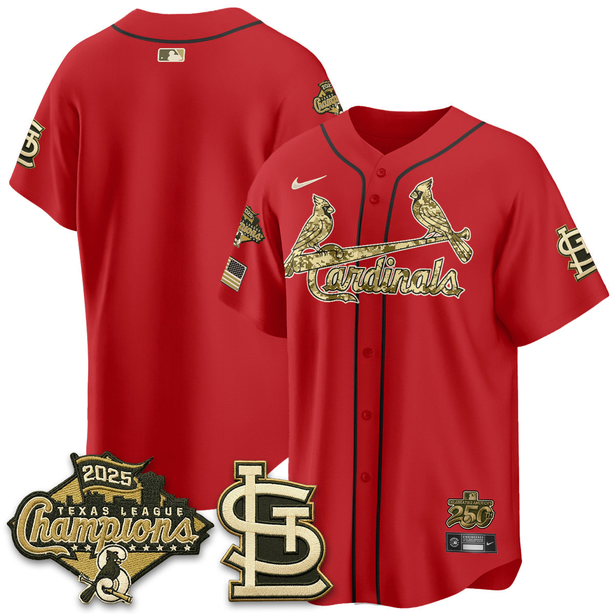 STL 2026 Armed Forces Day Jersey - Stitched-NQD