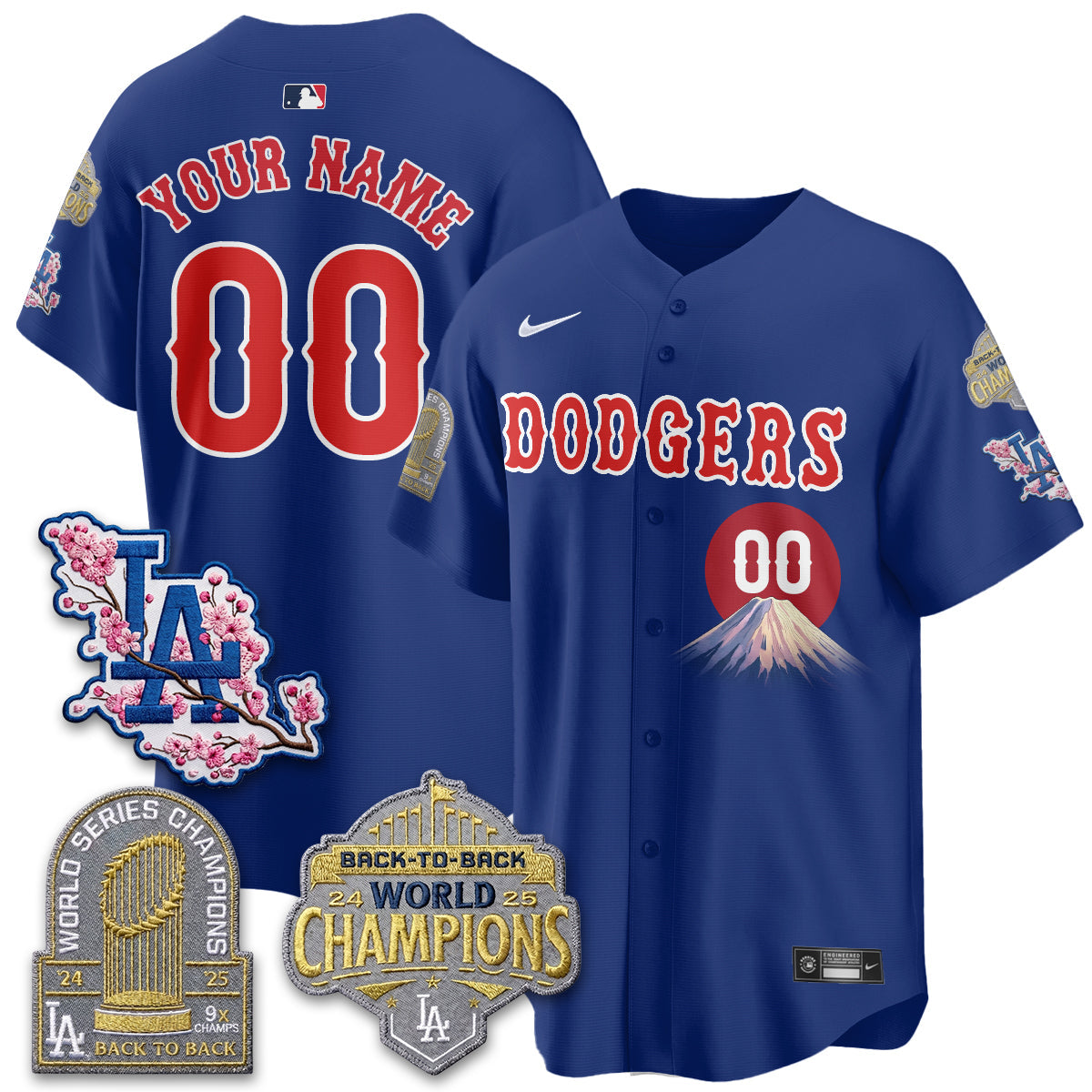 LAD Japanese Heritage Night 2026 Custom Jersey - Stitched V2-NQD