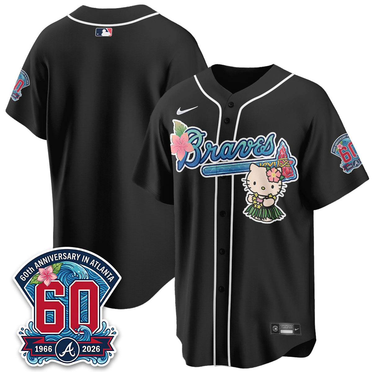 ATL x Meow Aloha Spirit Vapor Jersey - Stitched-NQD