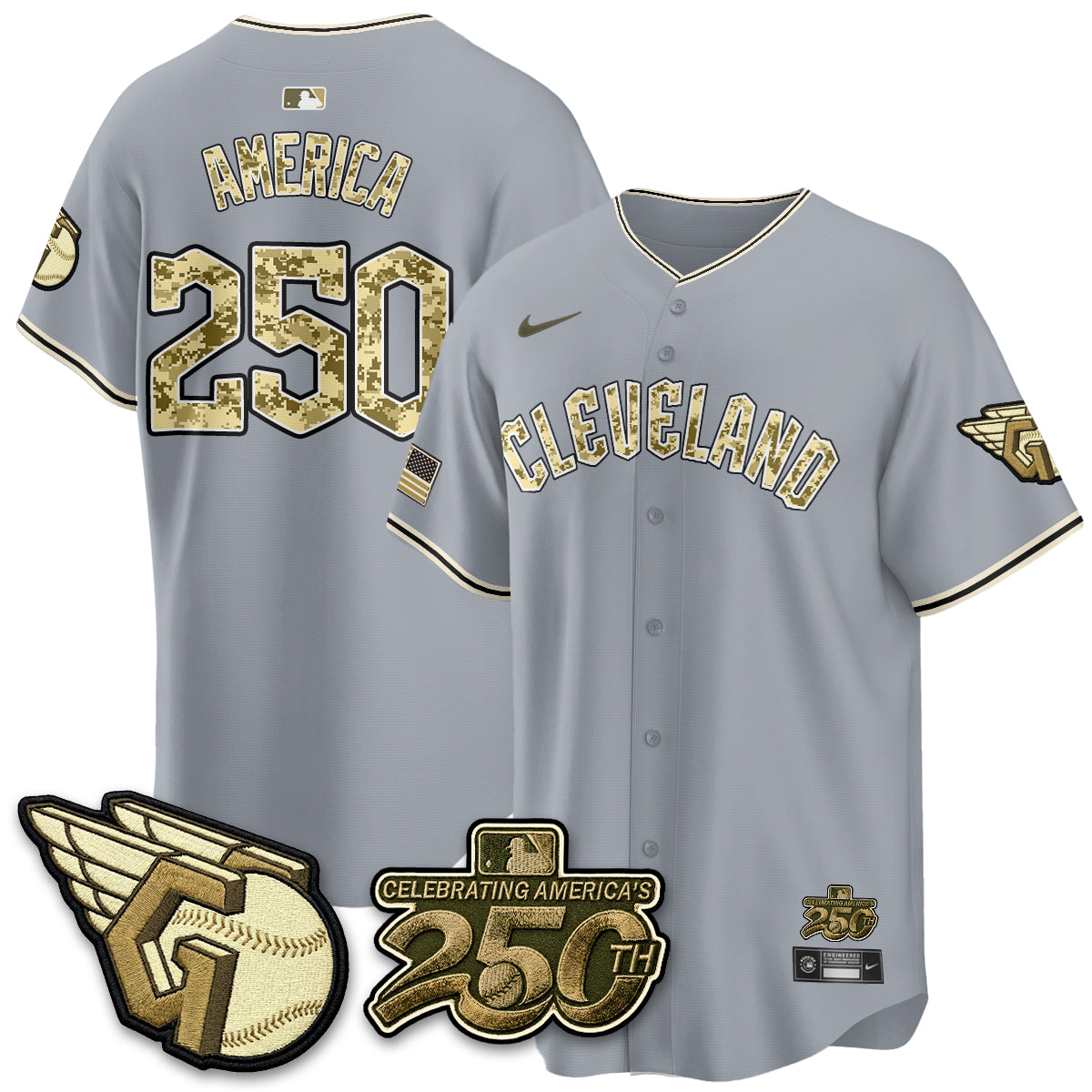 CLE Salute to Service 2026 Vapor Limited Jersey - Stitched-NQD