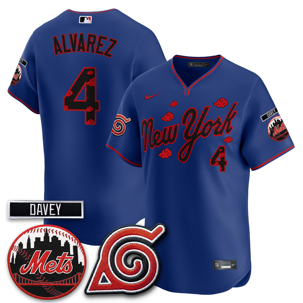 NYM x Naruto Nights 2026 Vapor Limited Jersey - Stitched-NQD