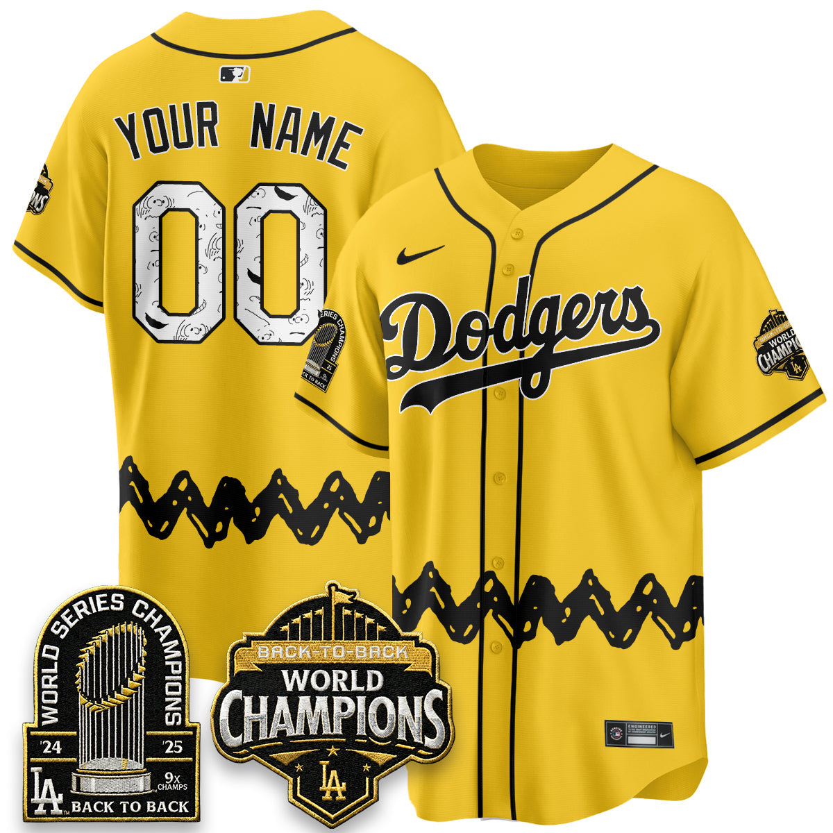 LAD x P-nuts Style Vapor Custom Jersey - Stitched-NQD