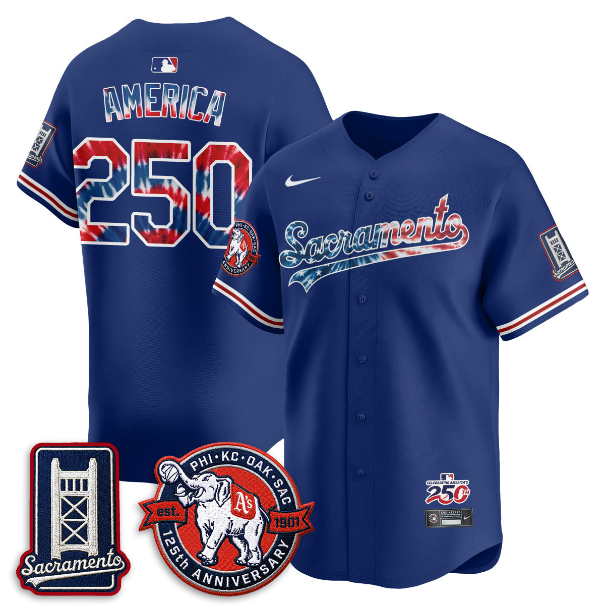 OAK Americana 2026 Vapor Limited Jersey - Stitched-NQD