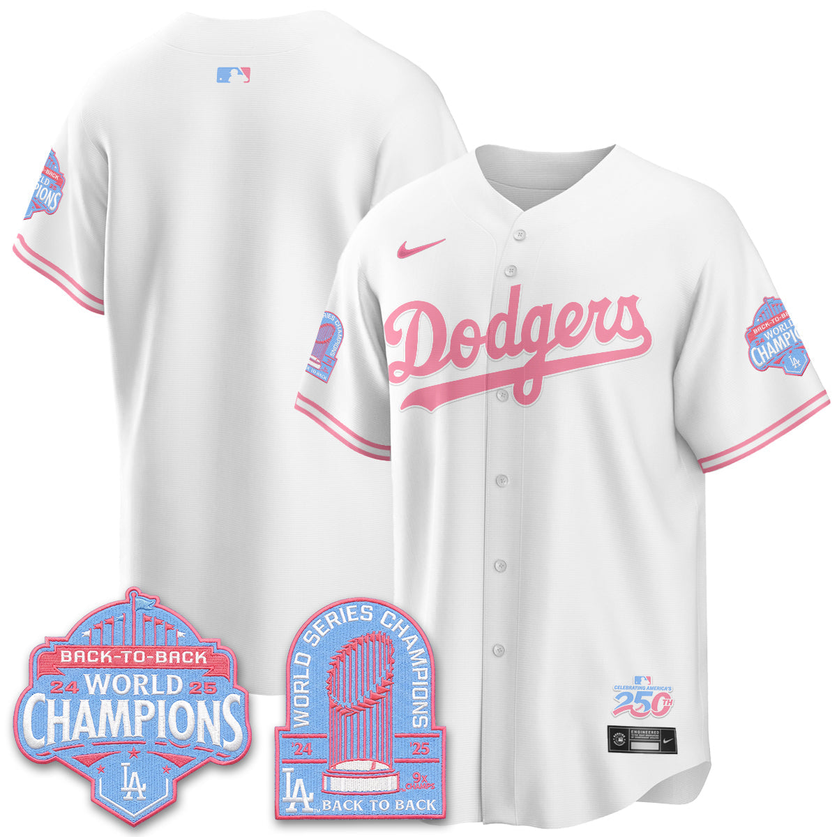 LAD x Bubblegum Vapor Jersey - Stitched-NQD