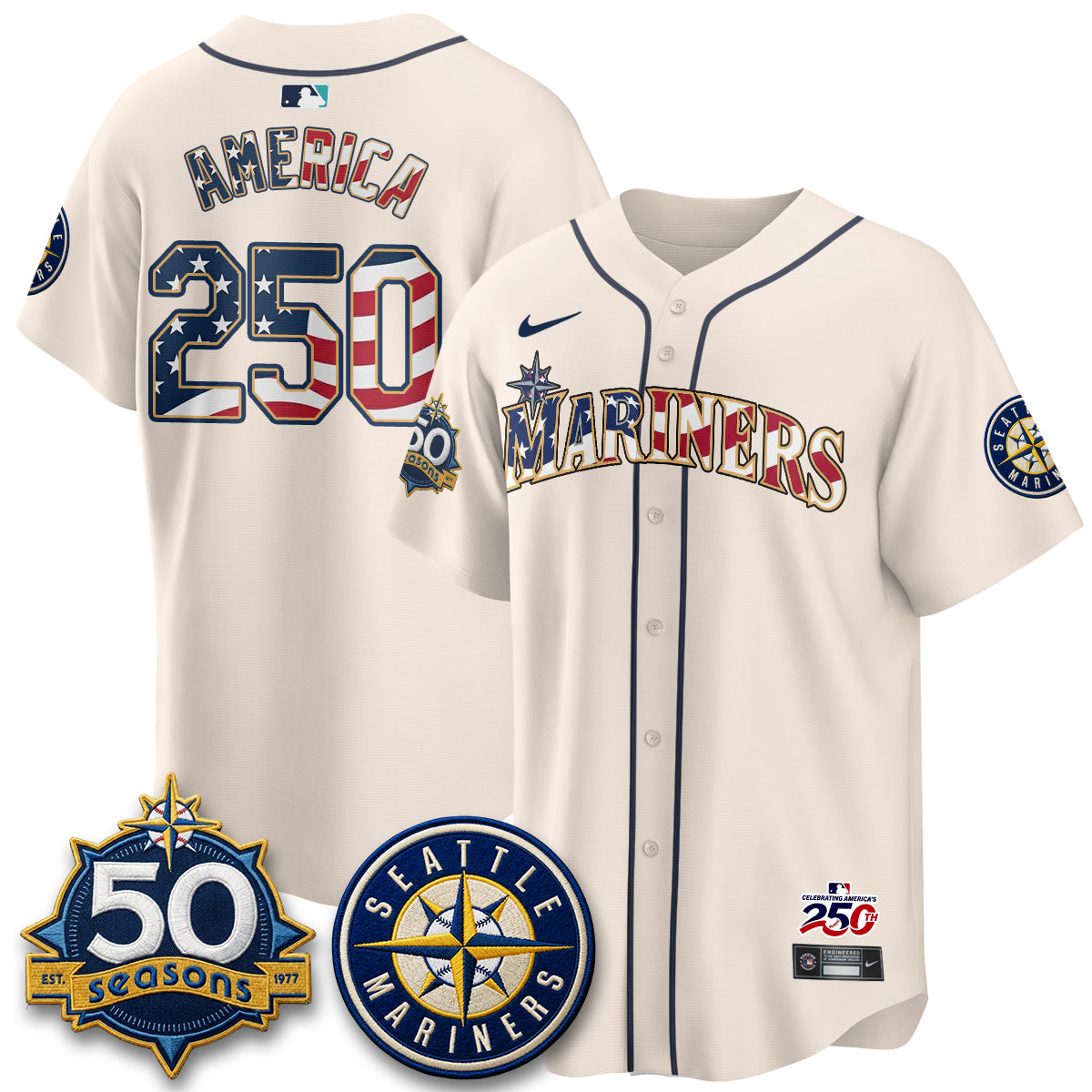SEA Americana 2026 Vapor Limited Jersey - Stitched-NQD