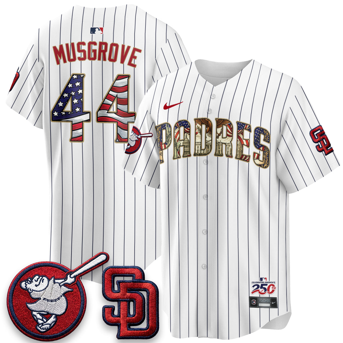 SD 2026 Independence Day USA Vapor Limited Jersey - Stitched-NQD