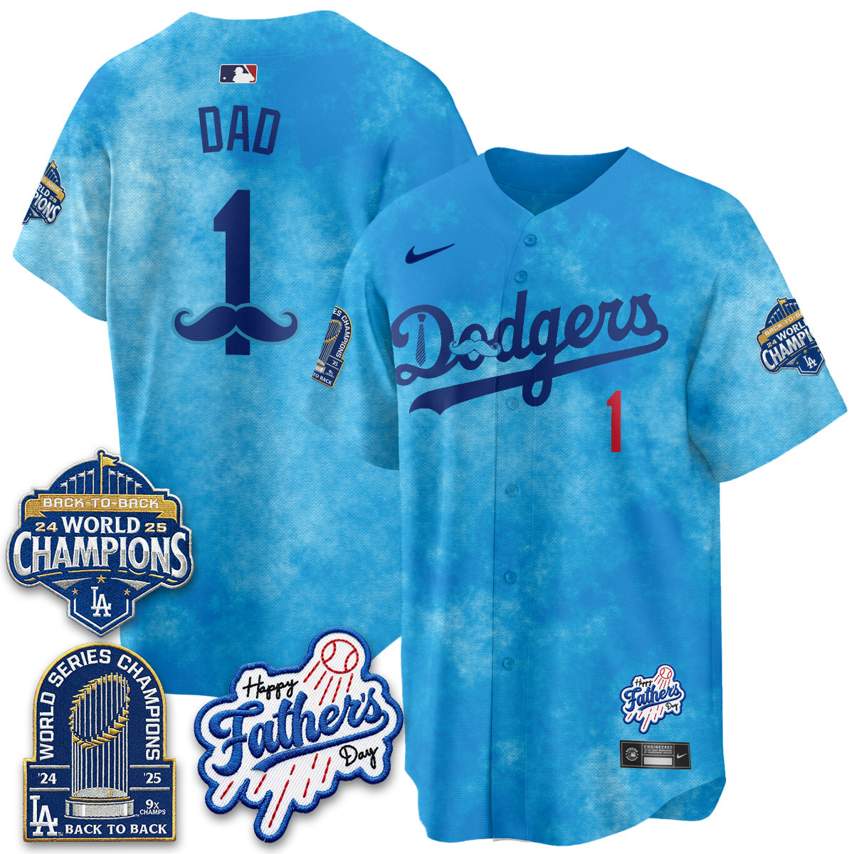LAD Happy Father's Day 2026 Jersey - Stitched-NQD