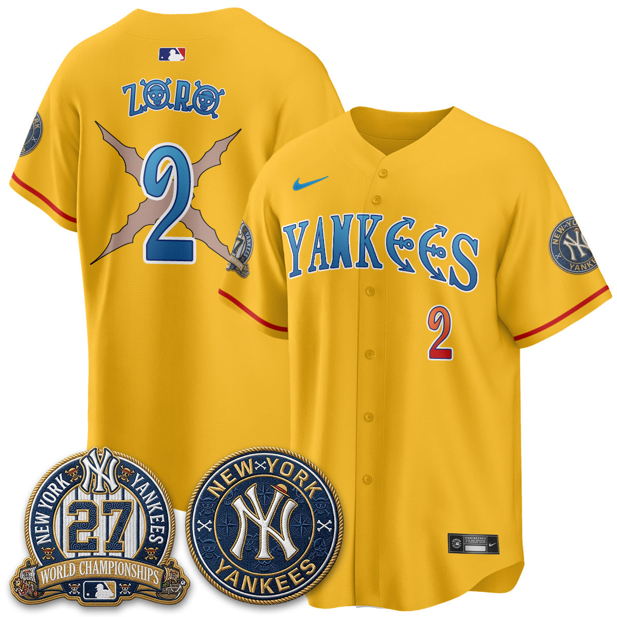 NYY x Japanese Cartoon Limited Jersey - Stitched-NQD