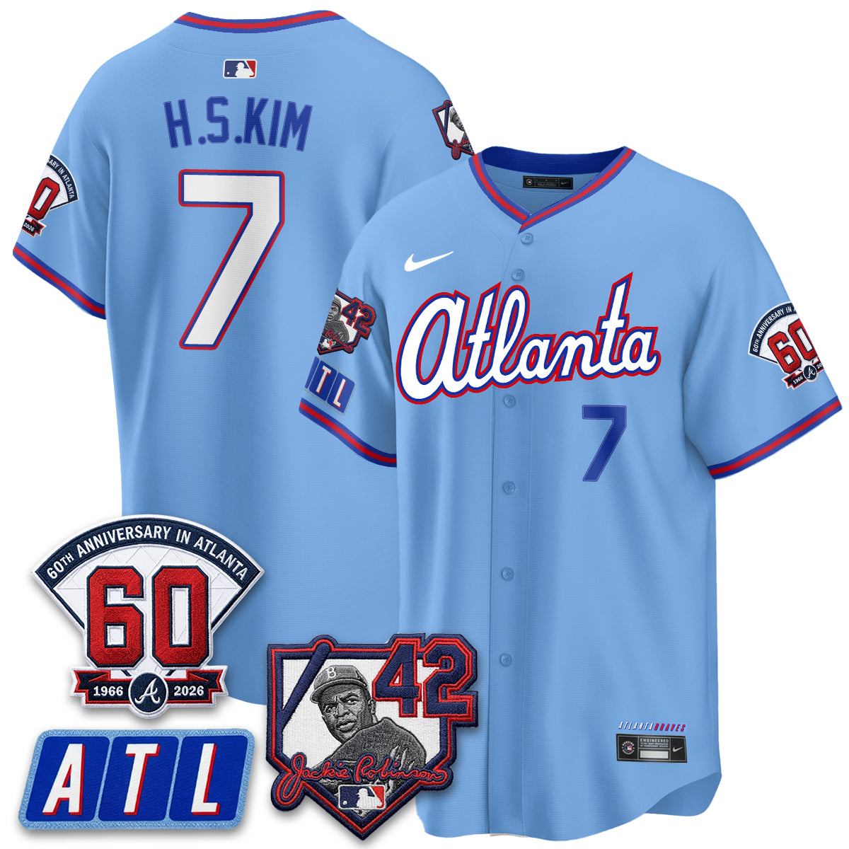 ATL 2026 Jackie Robinson Day Vapor Limited Jersey - Stitched-NQD
