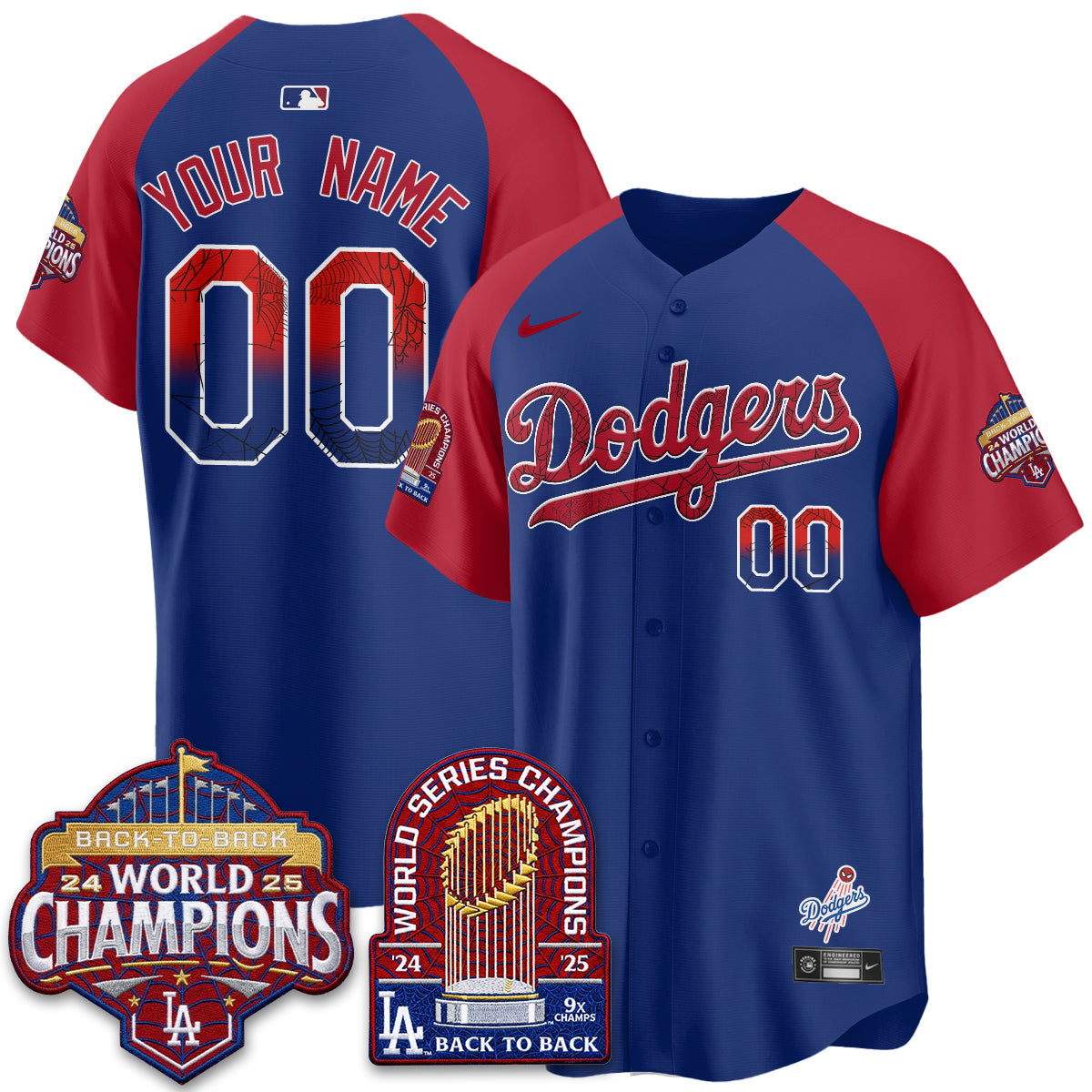 LAD x Web-Head 2026 Vapor Custom Jersey - Stitched-NQD