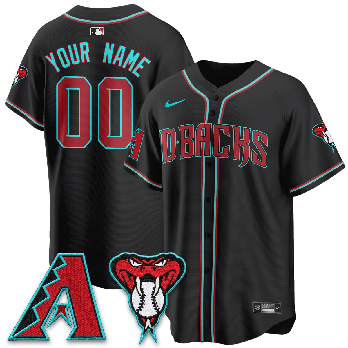 ARI Black Out Style Vapor Premier Limited Custom Jersey - Stitched-NQD