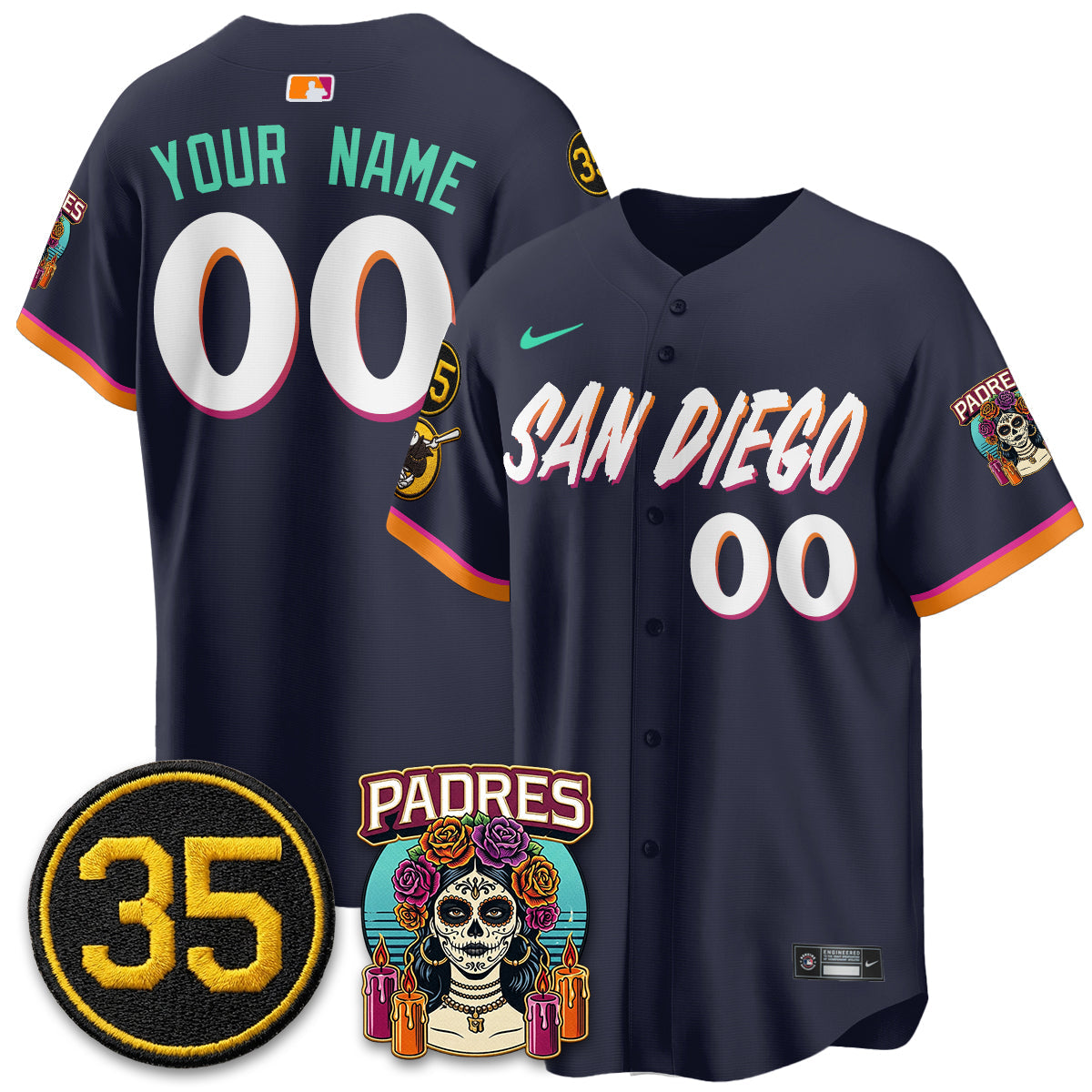 SD 2026 City Connect - Remembering Randy Jones Vapor Limited Custom Jersey - Stitched-NQD