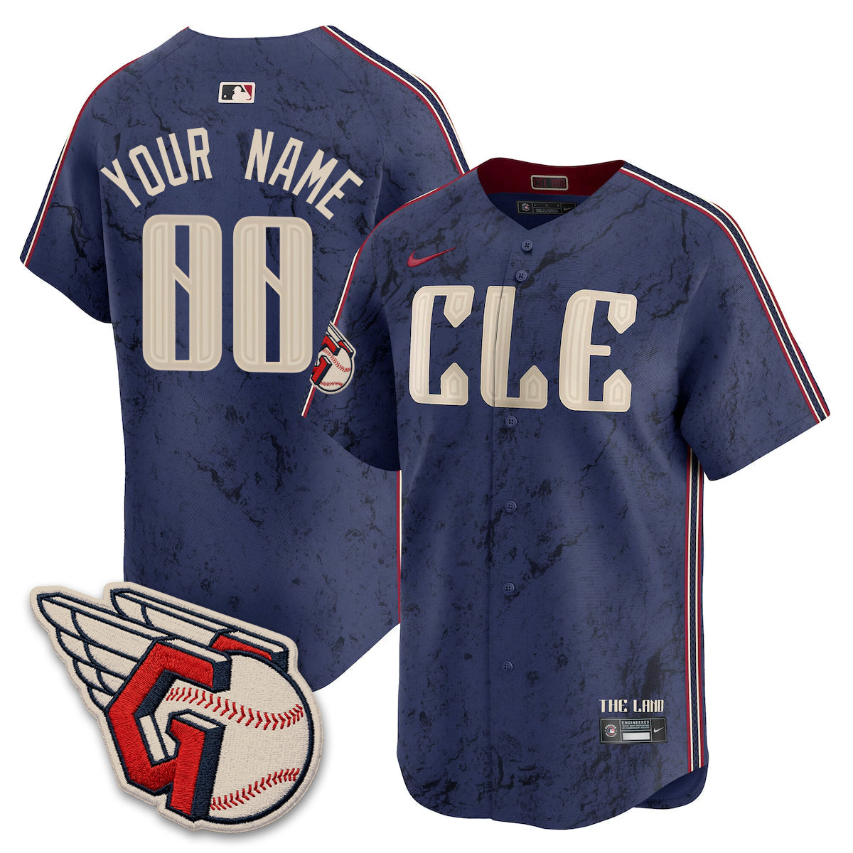 CLE 2026 Black Out Style Limited Vapor Custom Jersey - Stitched-NQD