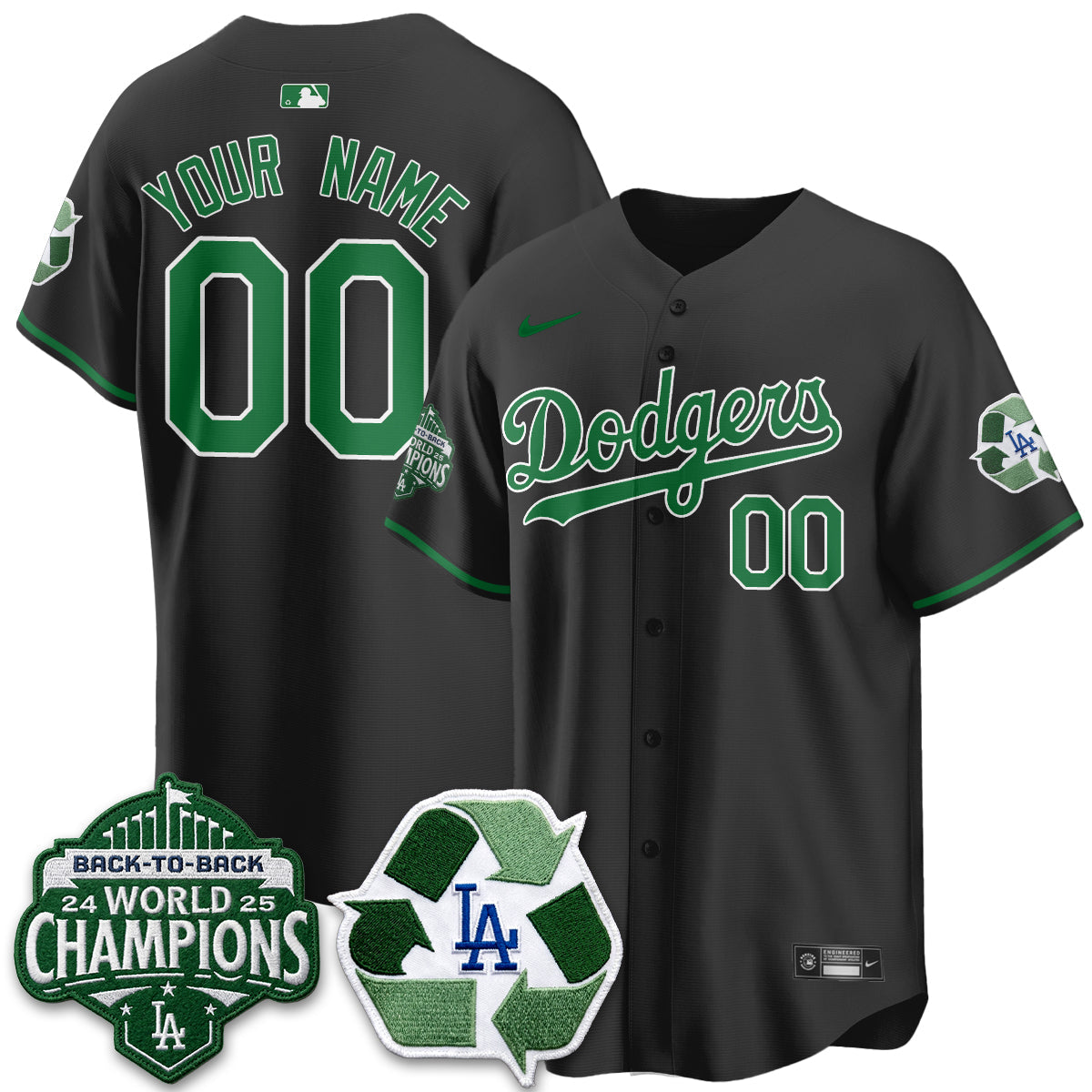 LAD Happy Earth Day Vapor Custom Jersey -Stitched-NQD